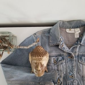 liz claiborne • jean jacket • N